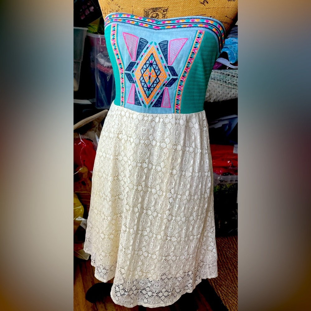 Flying Tomato Small Strapless Summer  Dress